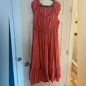 Maxi peasant dress